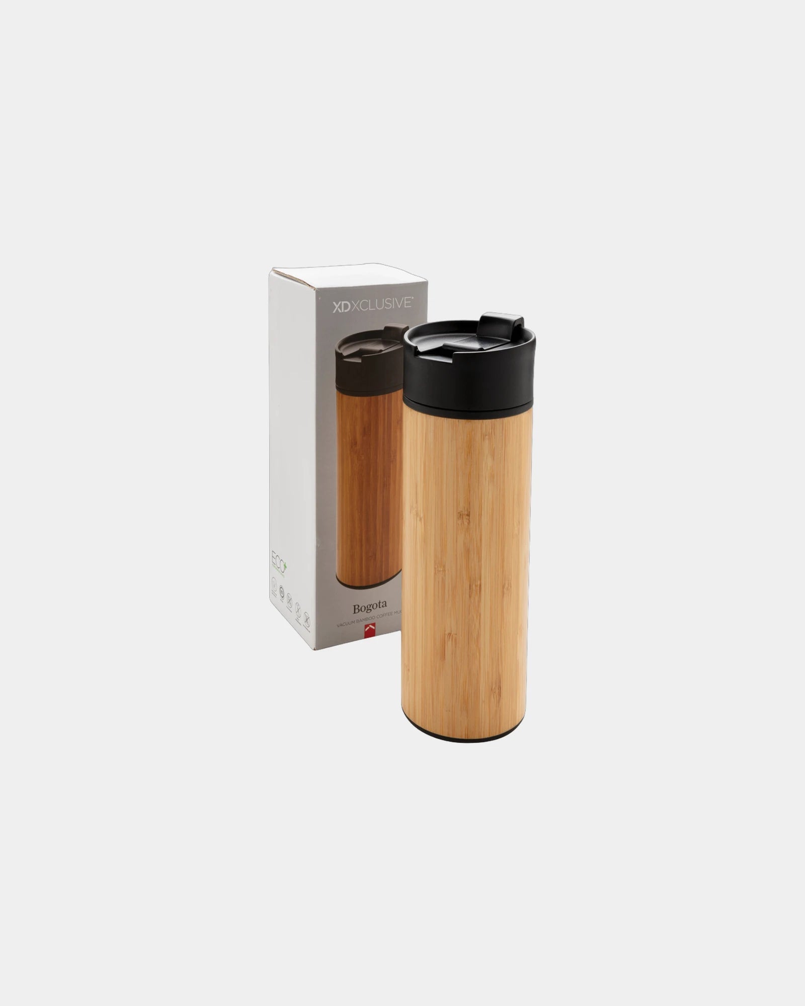 Mug termico bambù acciaio inox 450ml da personalizzare - 1
