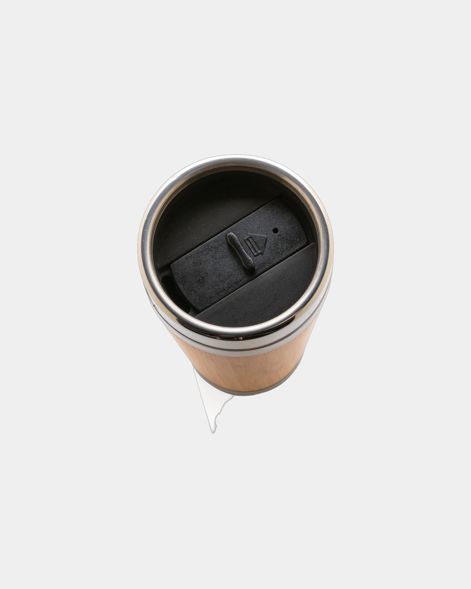 Mug bambù doppia parete acciaio 450ml da personalizzare - 3