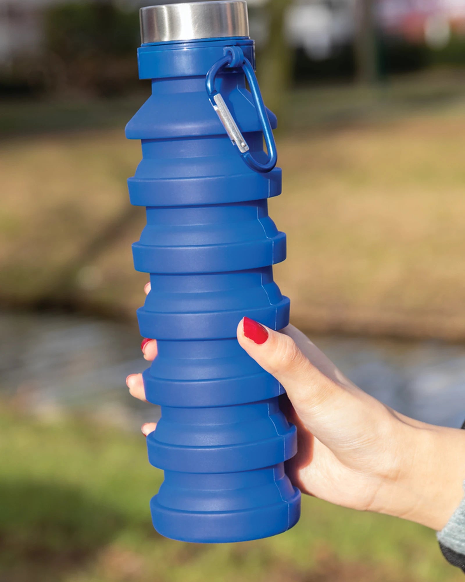 Borraccia pieghevole silicone 550ml da personalizzare - 12