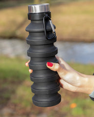 Borraccia pieghevole silicone 550ml da personalizzare - 6