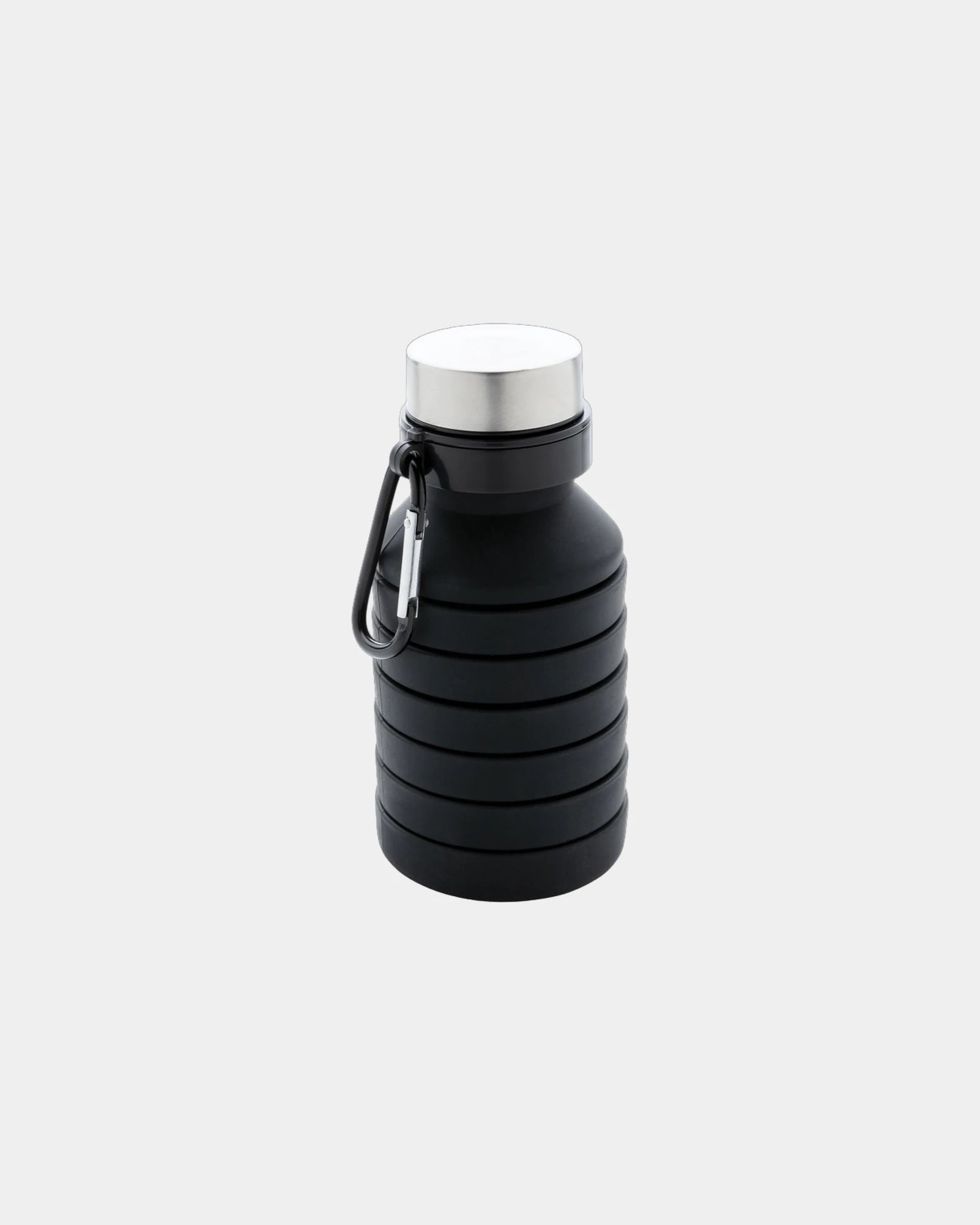 Borraccia pieghevole silicone 550ml da personalizzare - Nero