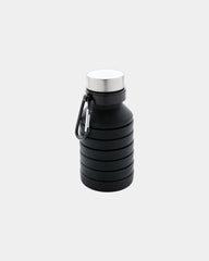 Borraccia pieghevole silicone 550ml da personalizzare - Nero