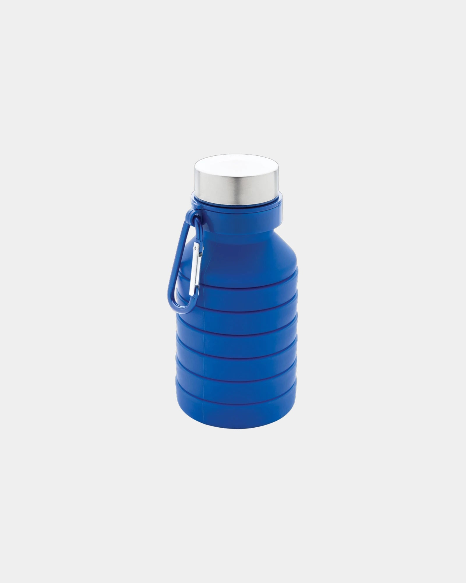 Borraccia pieghevole silicone 550ml da personalizzare - Blu
