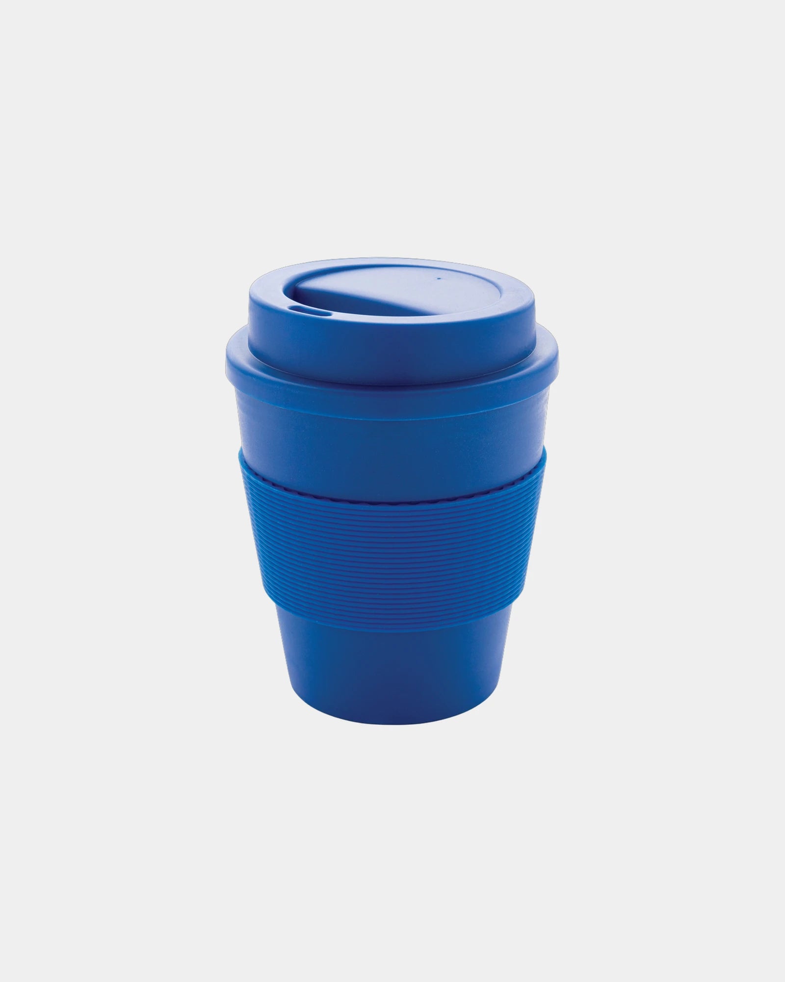 Mug PP riciclabile 350ml coperchio a vite da personalizzare - Blu