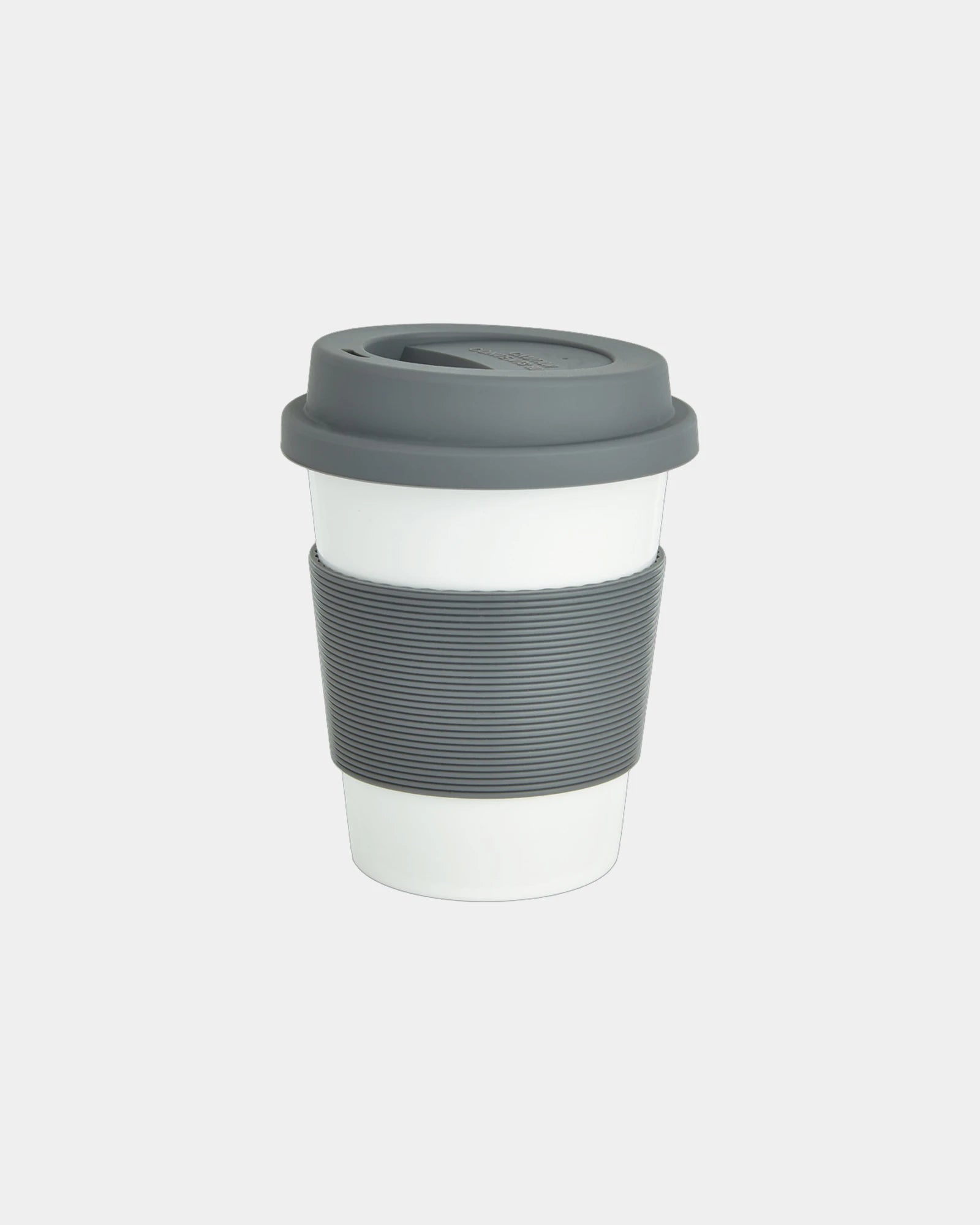 Tazza da caffè in PLA biodegradabile da personalizzare - Grigio