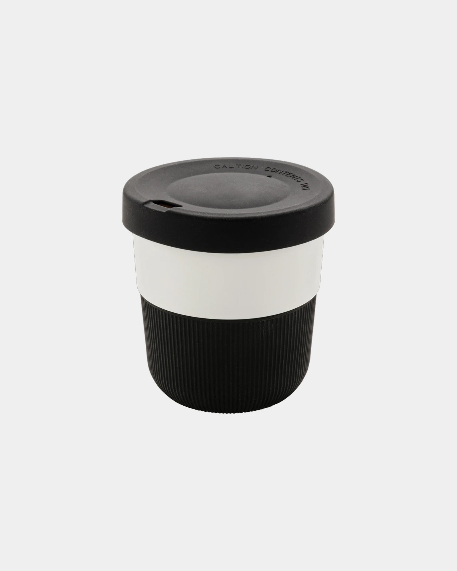Tazza coffee to go PLA silicone 280ml da personalizzare - Nero