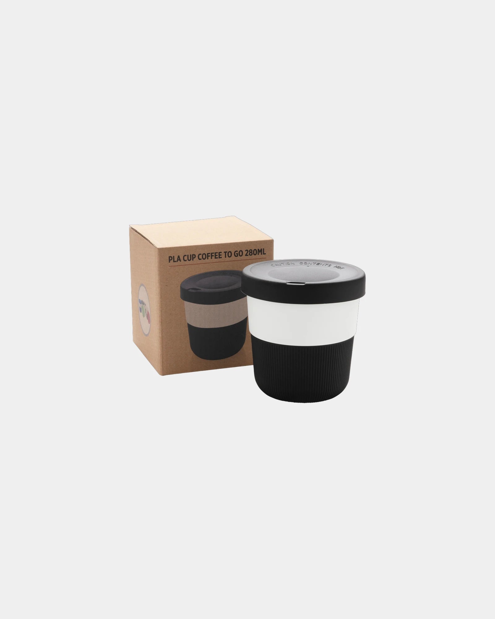Tazza coffee to go PLA silicone 280ml da personalizzare - 1