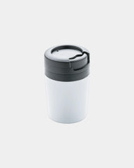 Tazza doppia parete acciaio 160ml da personalizzare - Bianco