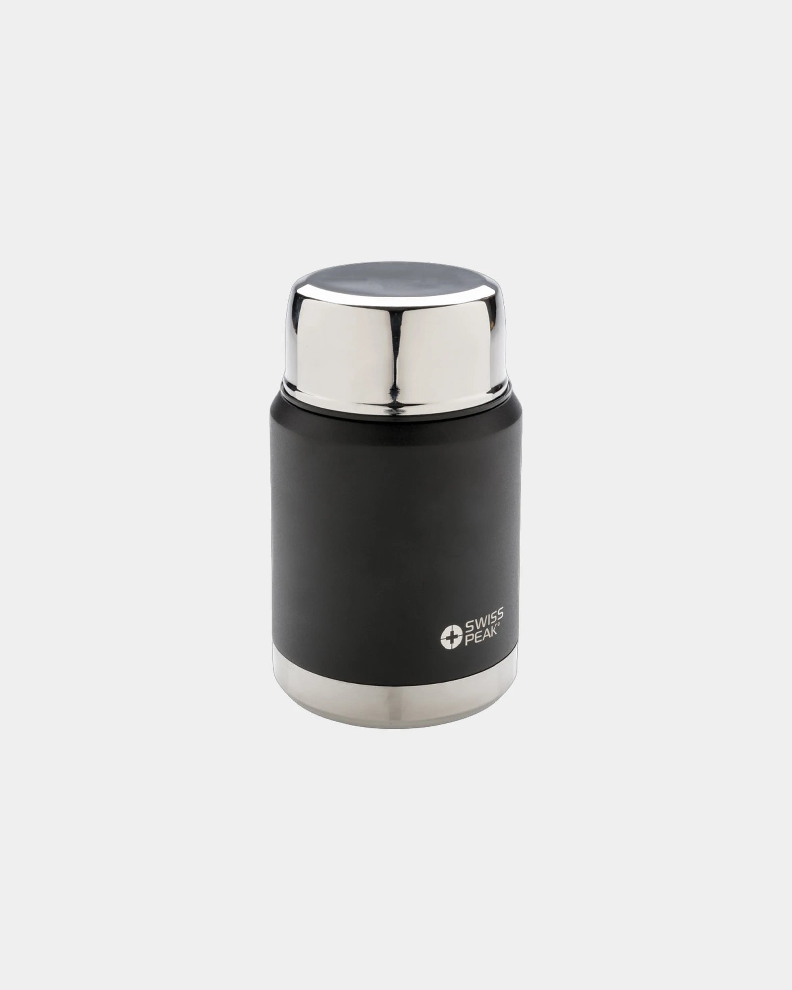 Contenitore alimentare acciaio inox 500ml da personalizzare - Nero