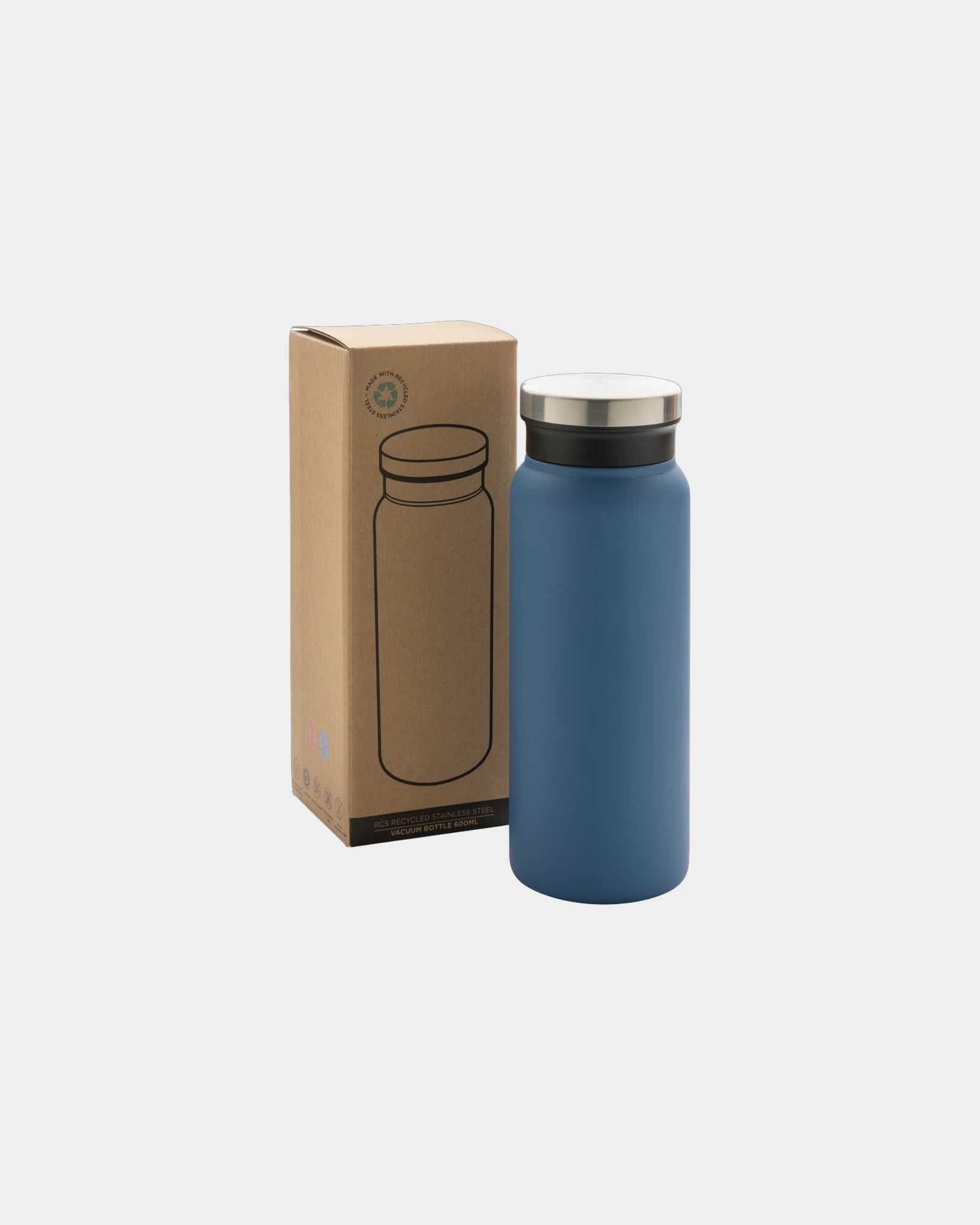 Borraccia termica acciaio riciclato 600ml da personalizzare - 11