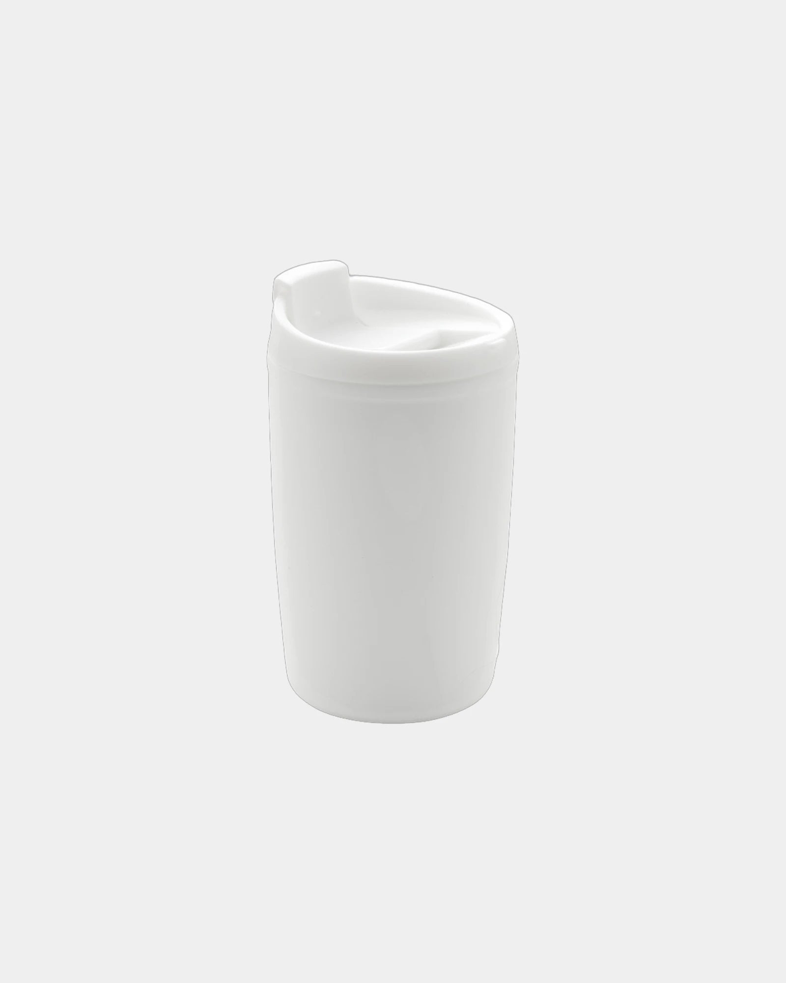 Mug PP riciclato GRS 300ml con coperchio da personalizzare - Bianco