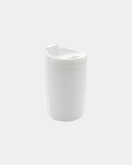 Mug PP riciclato GRS 300ml con coperchio da personalizzare - Bianco