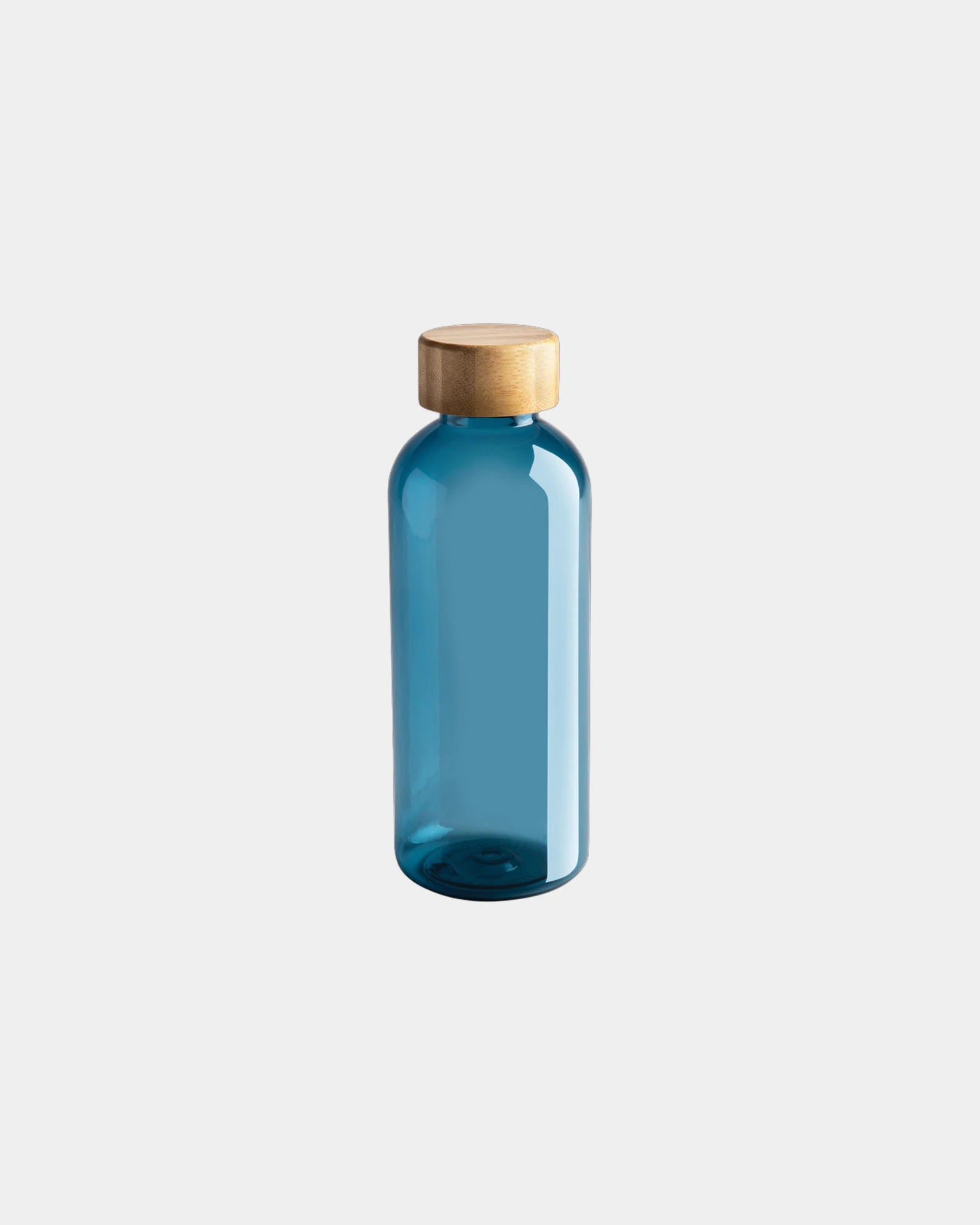 Borraccia riciclata rPET 600ml coperchio da personalizzare - Blu