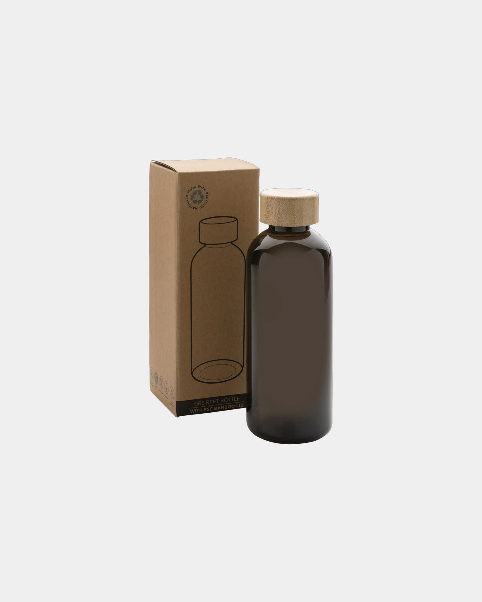 Borraccia riciclata rPET 600ml coperchio da personalizzare - 13
