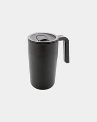 Tazza acciaio inox riciclato GRS 480ml da personalizzare - Nero