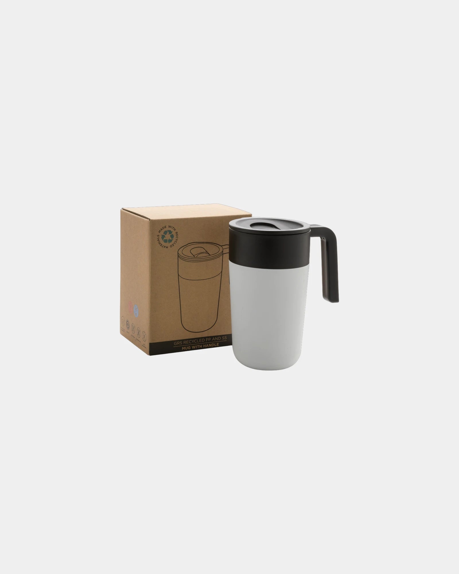 Tazza acciaio inox riciclato GRS 480ml da personalizzare - 8