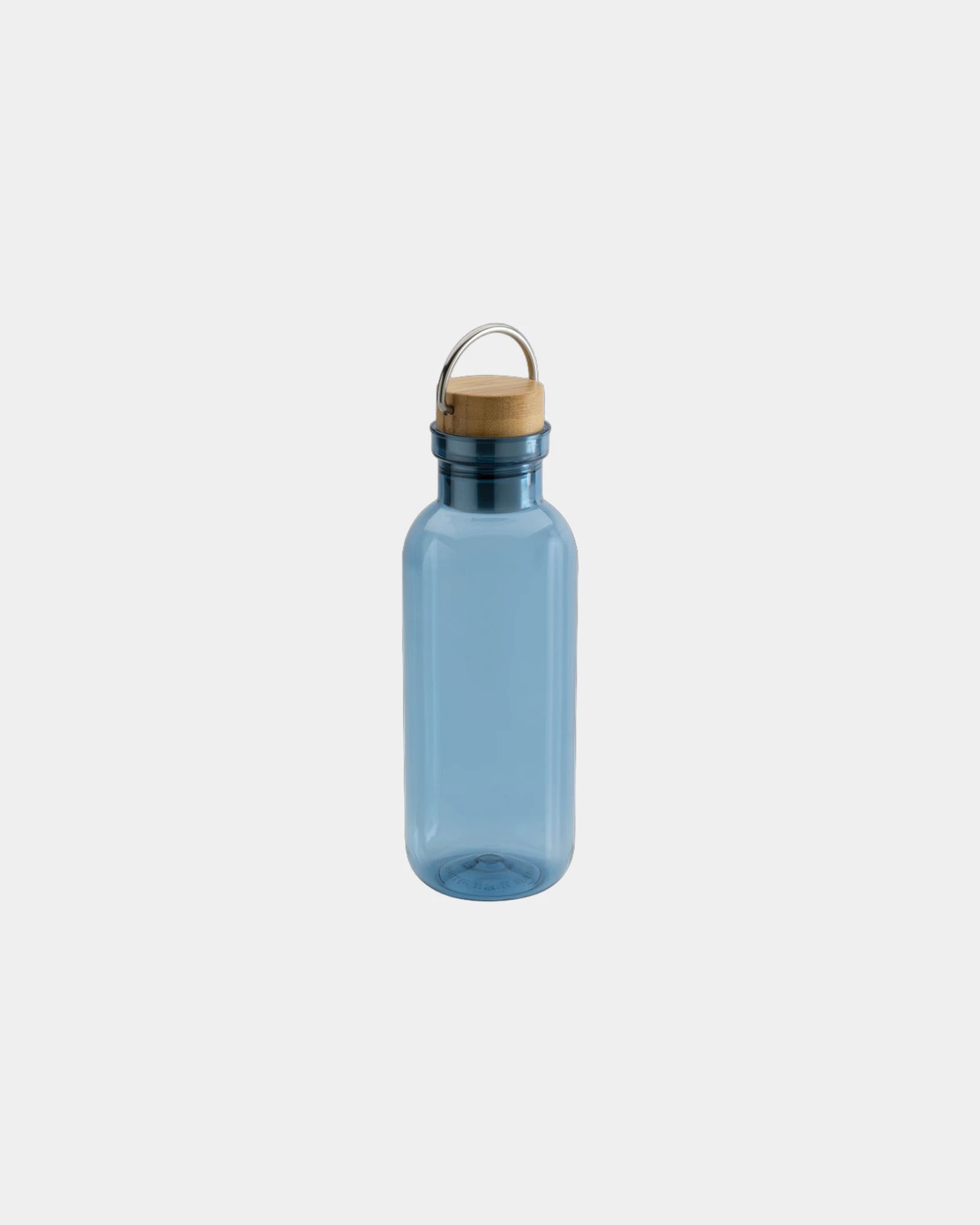 Borraccia RPET riciclato 680ml coperchio bambù da personalizzare - Blu