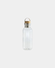 Borraccia RPET riciclato 680ml coperchio bambù da personalizzare - 1