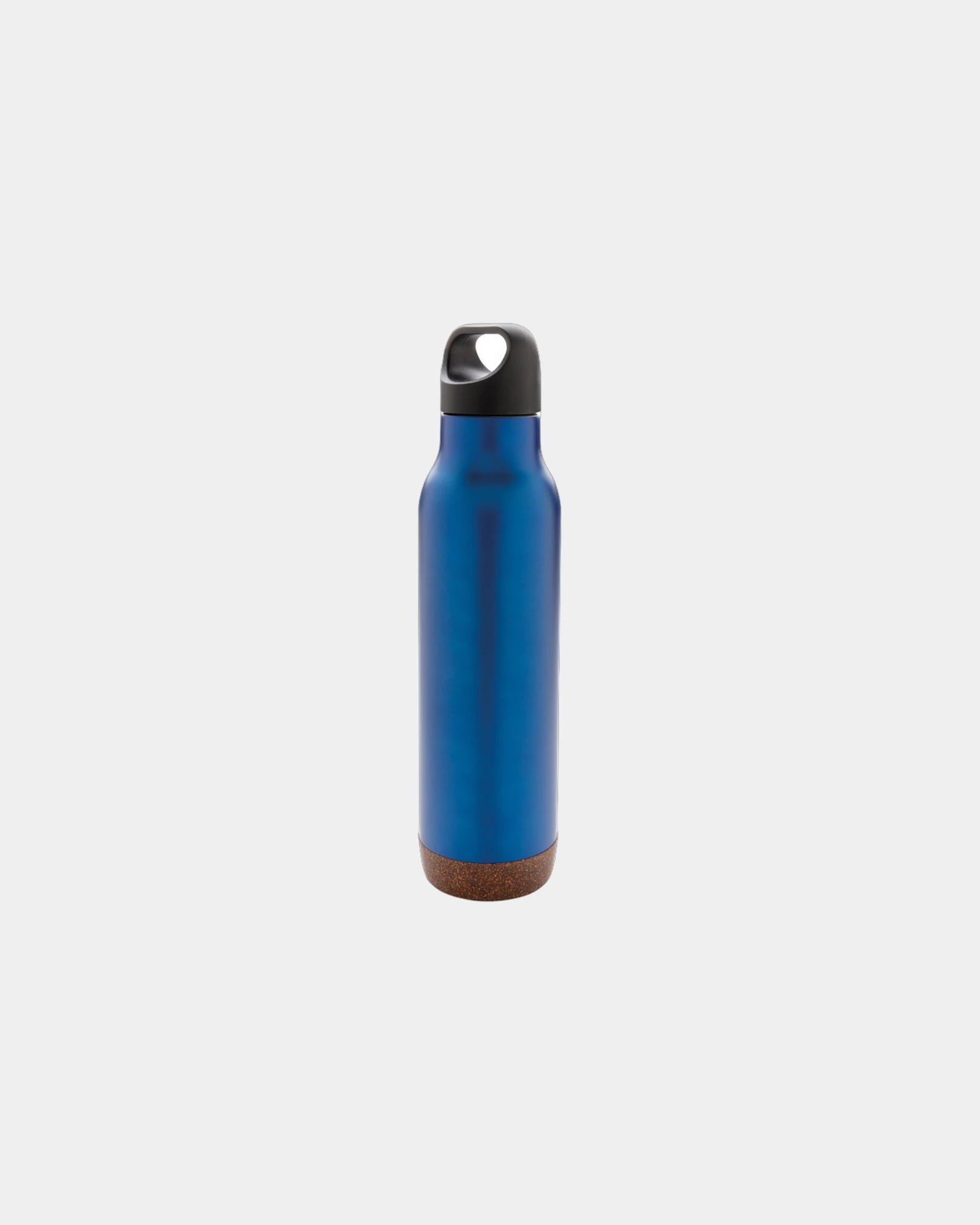 Borraccia termica acciaio 600ml sughero personalizzata da personalizzare - Blu