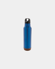 Borraccia termica acciaio 600ml sughero personalizzata da personalizzare - Blu
