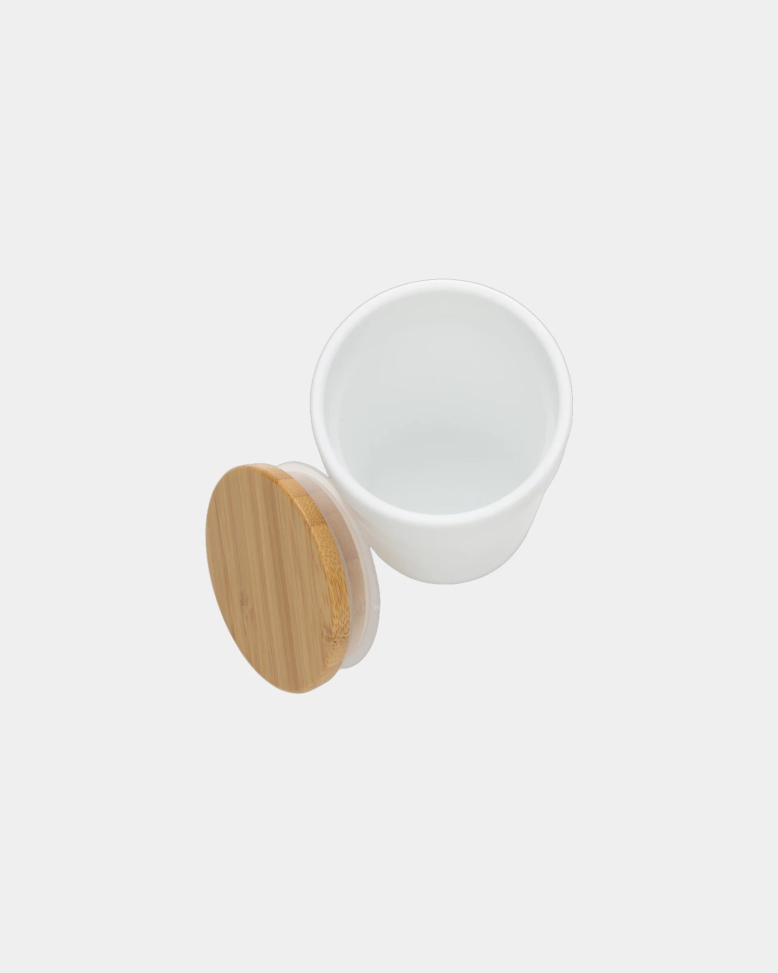 Mug PP riciclato GRS 300ml coperchio bambù da personalizzare - 4