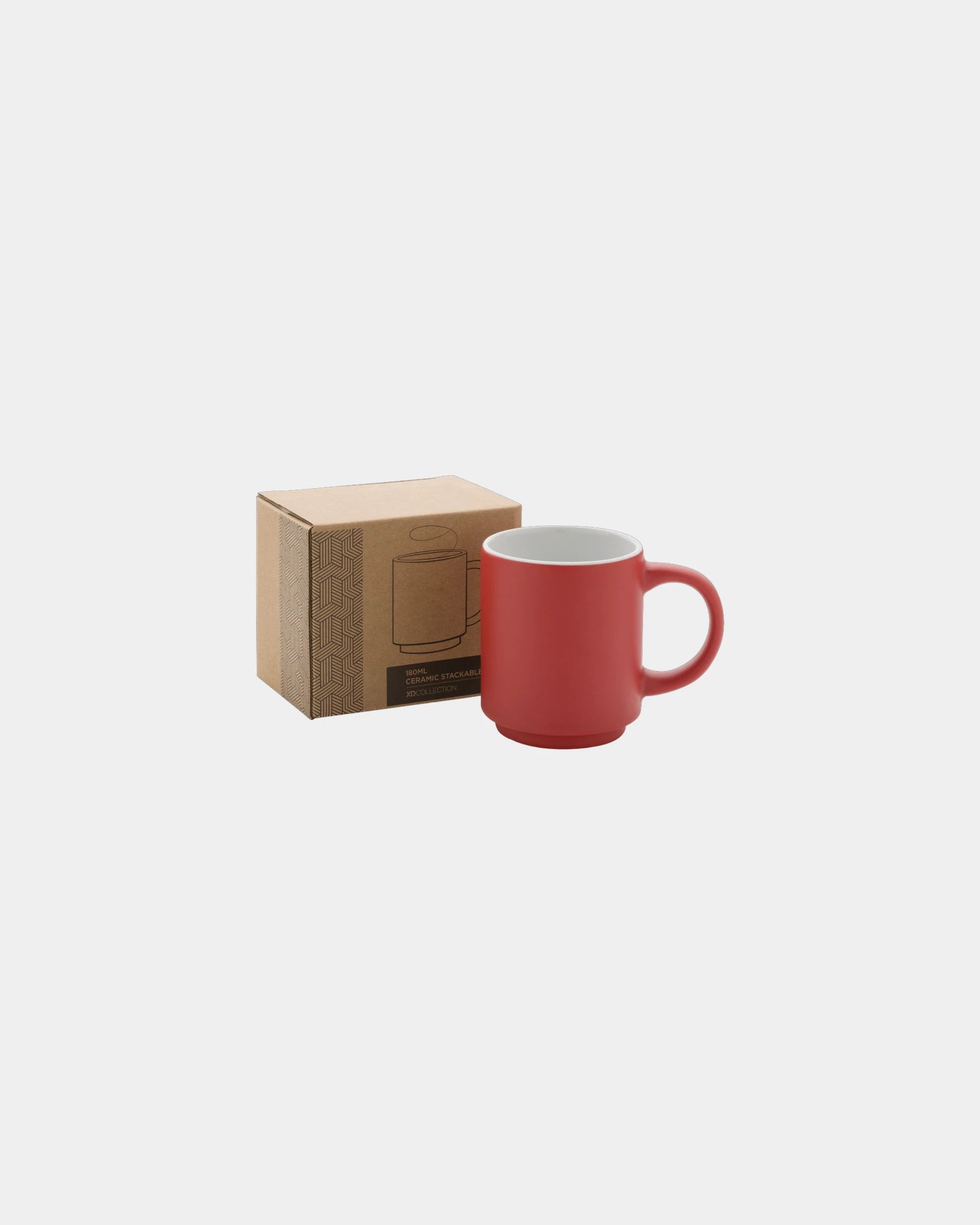 Mug impilabile ceramica 180ml da personalizzare - 12