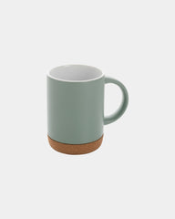 Mug ceramica base sughero 280ml da personalizzare - Verde
