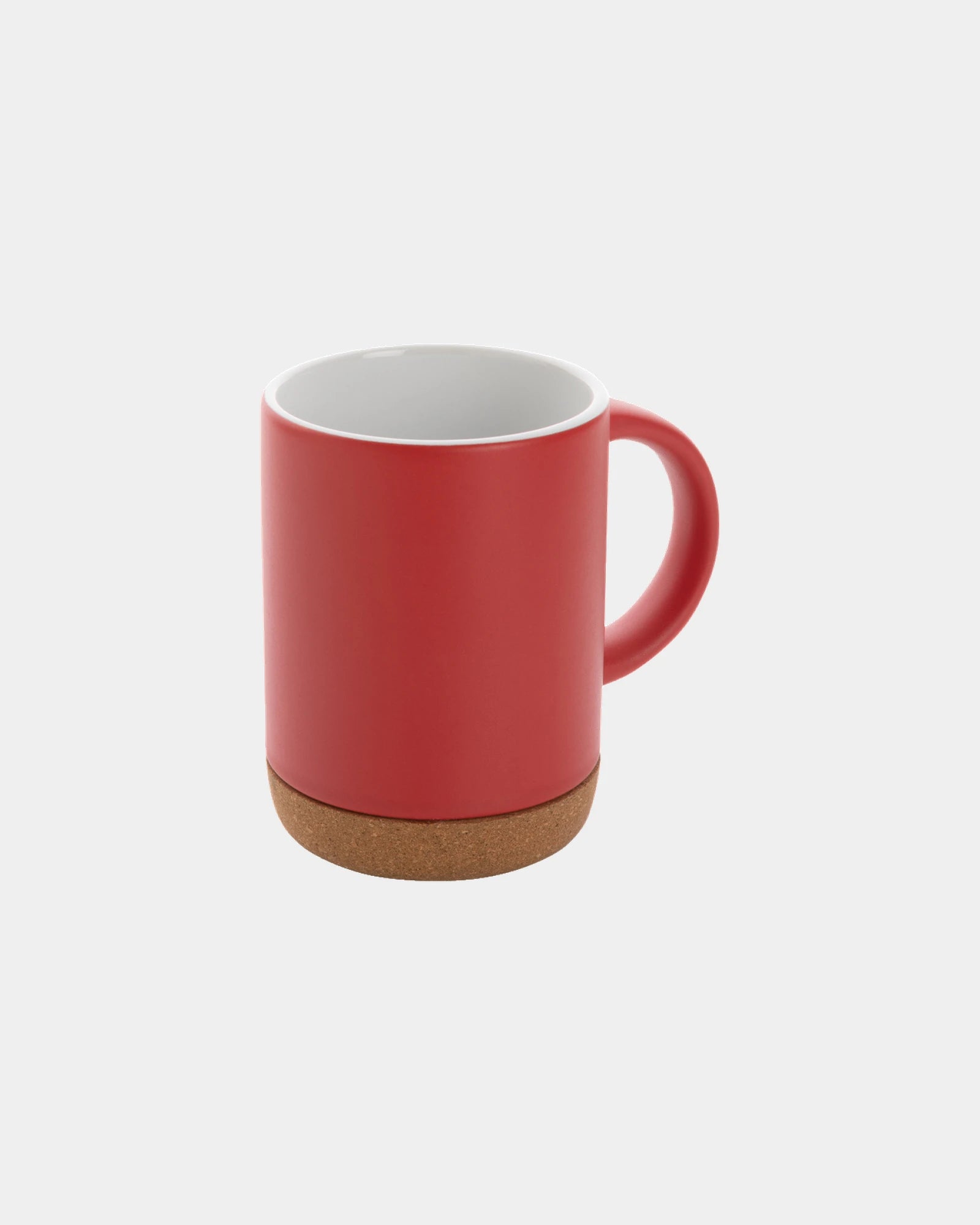 Mug ceramica base sughero 280ml da personalizzare - Rosso