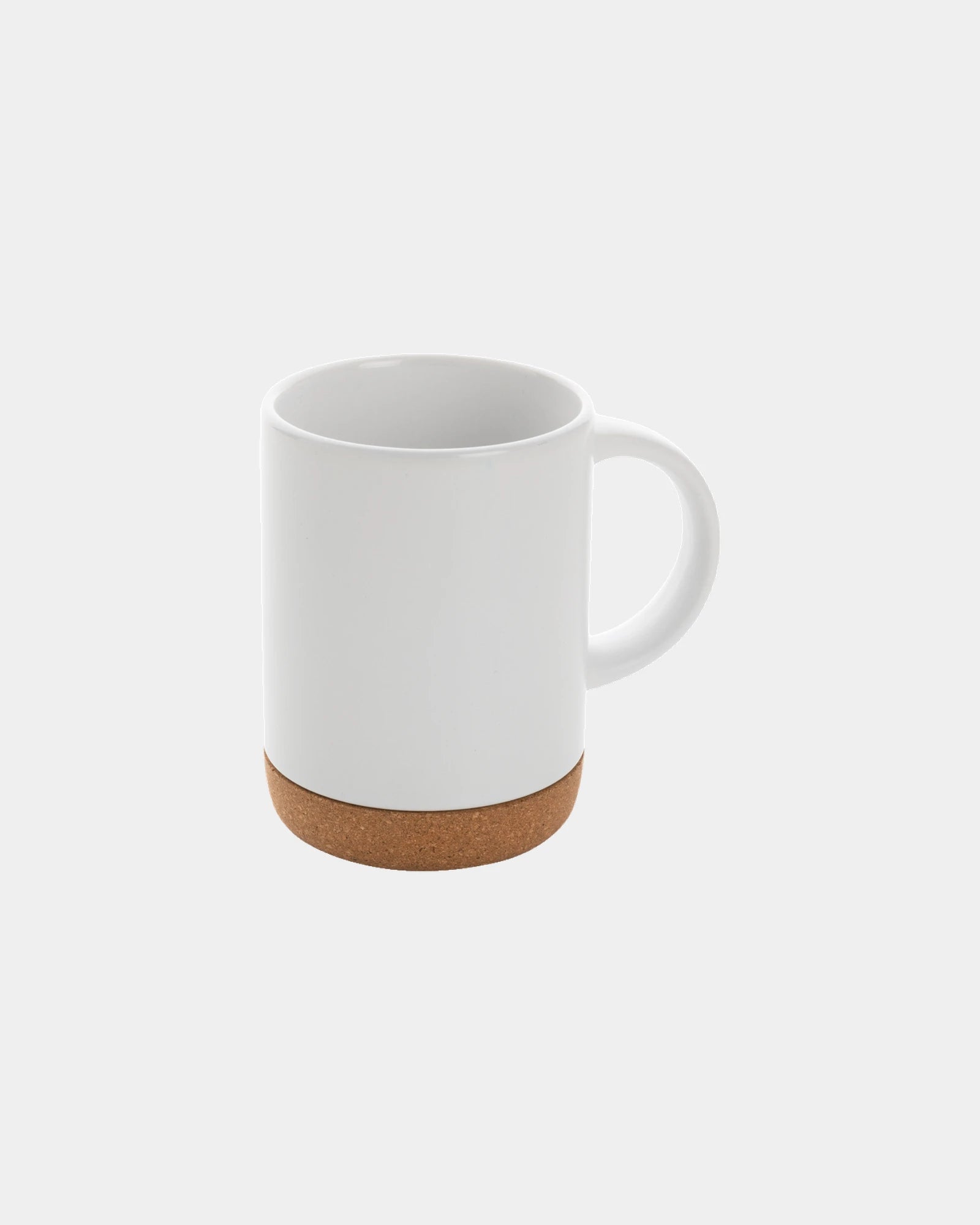 Mug ceramica base sughero 280ml da personalizzare - Bianco