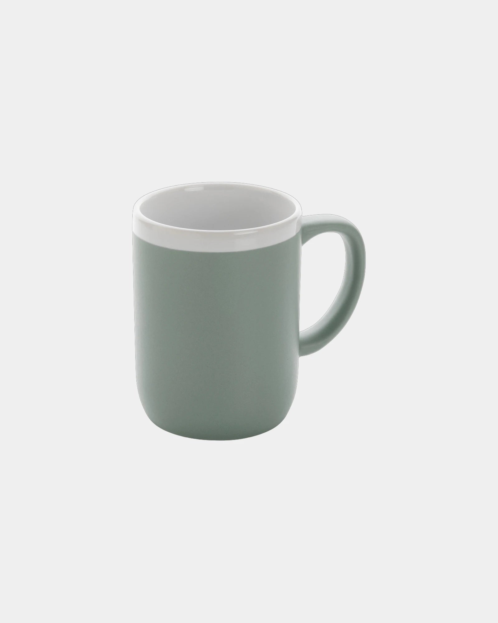 Mug ceramica 300ml bordo bianco da personalizzare - Verde