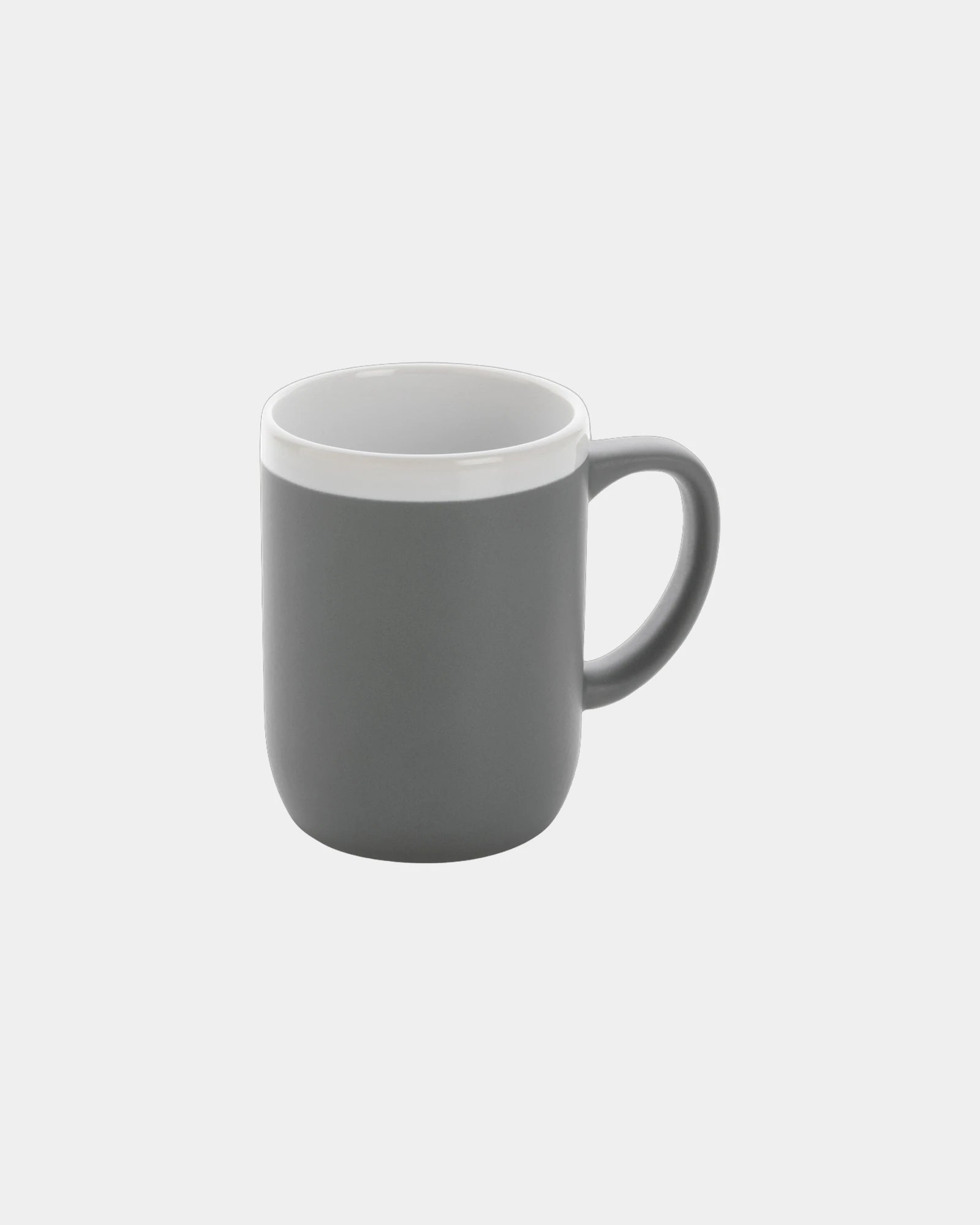 Mug ceramica 300ml bordo bianco da personalizzare - Grigio