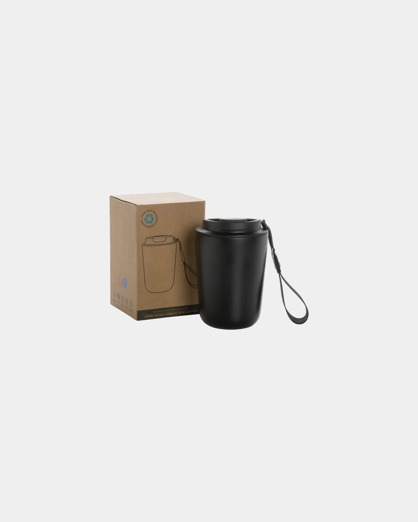 Mug termico acciaio riciclato RCS 380ml da personalizzare - 1