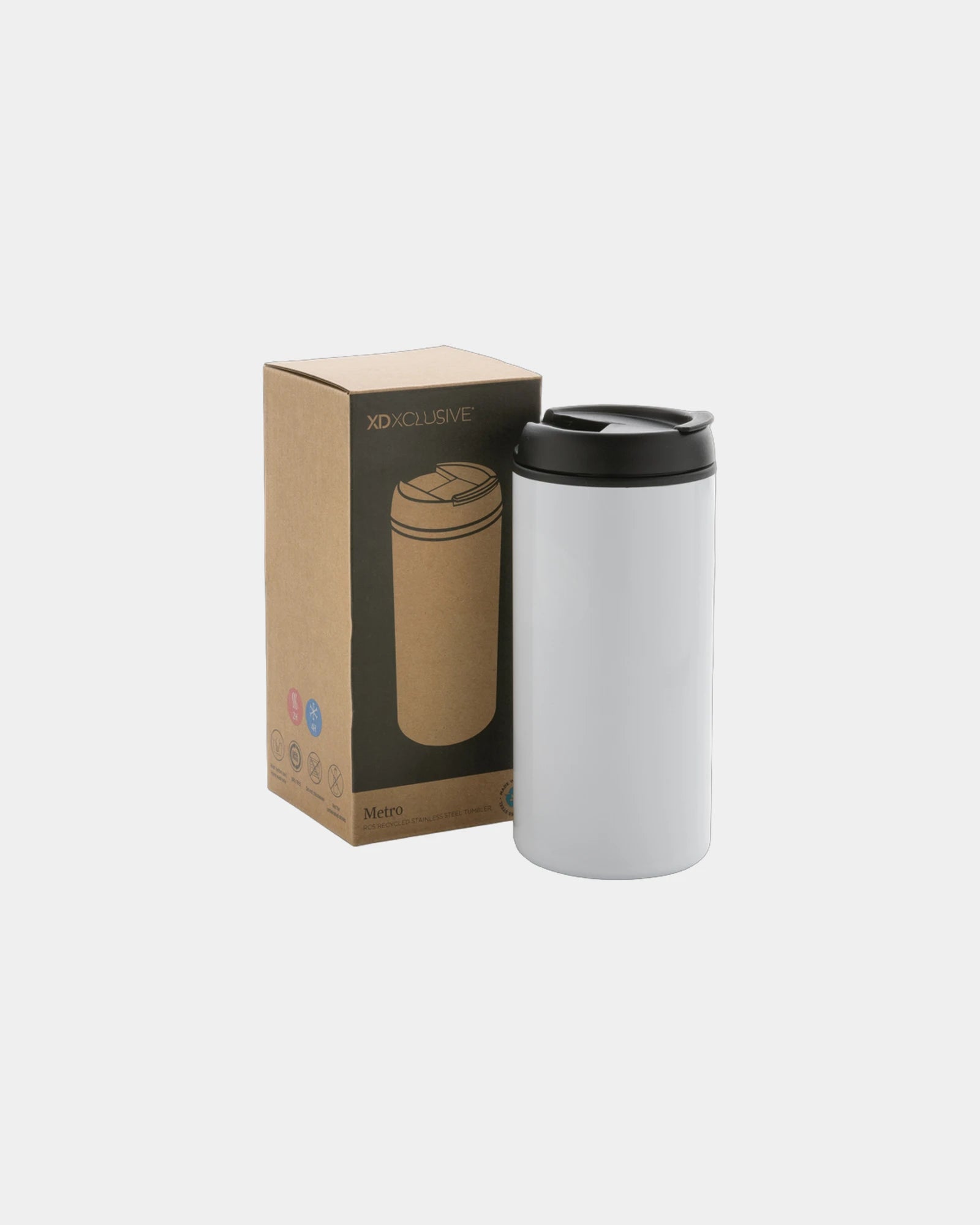 Mug acciaio inox riciclato RCS 300ml da personalizzare - 15