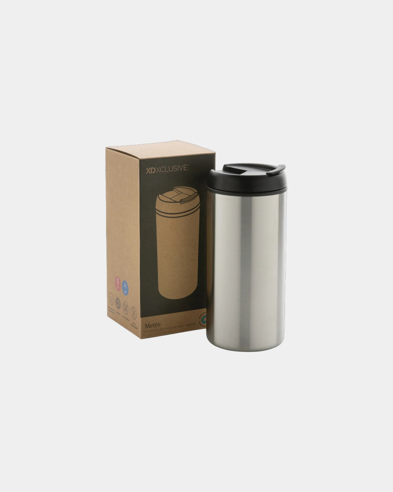Mug acciaio inox riciclato RCS 300ml da personalizzare - 9