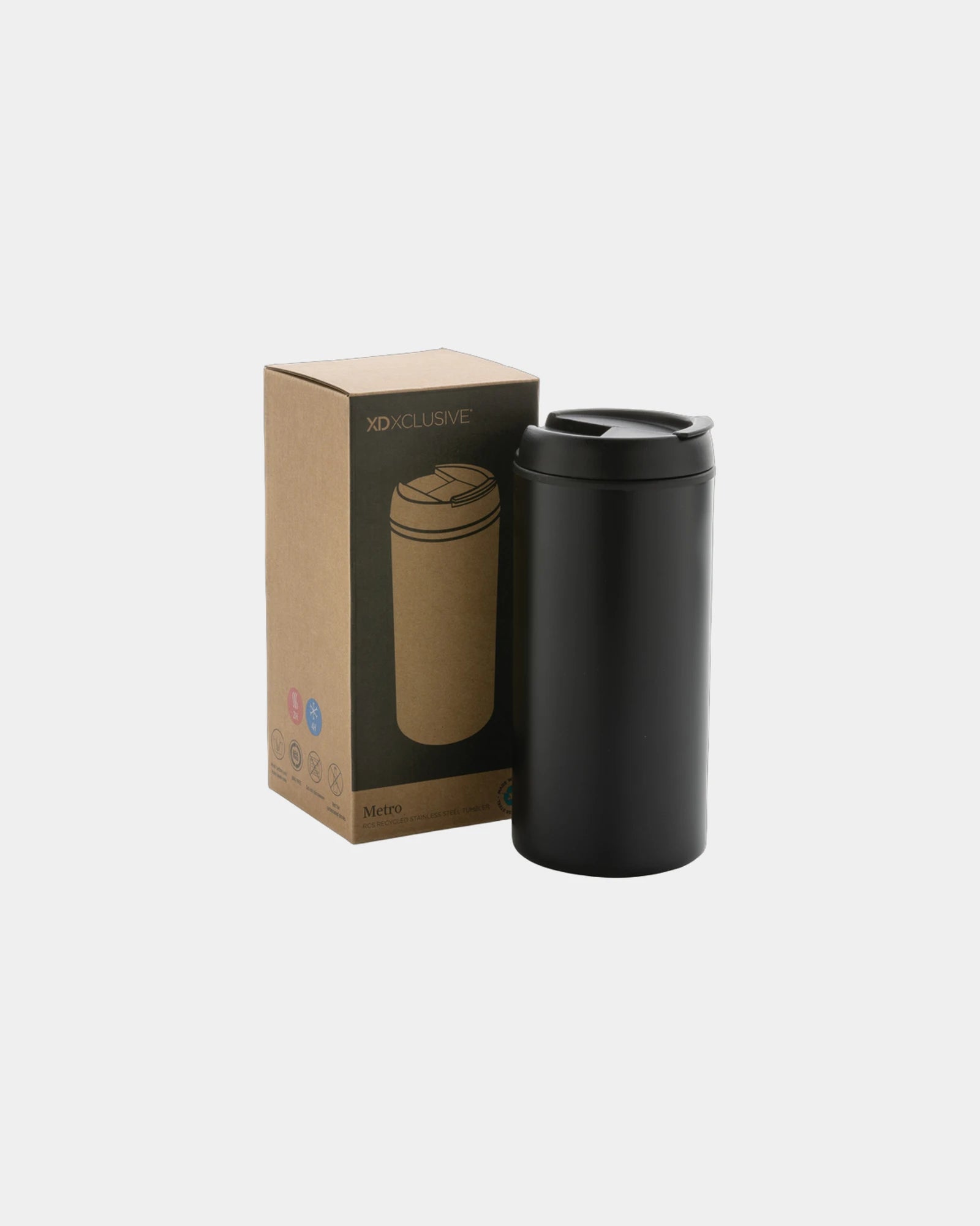 Mug acciaio inox riciclato RCS 300ml da personalizzare - 1
