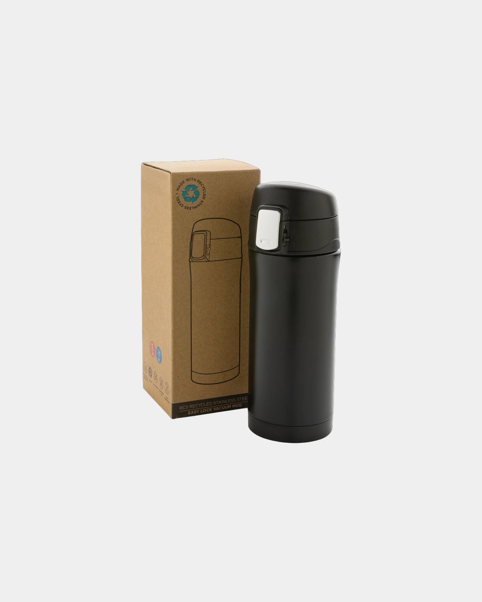Mug acciaio inox riciclato RCS 300ml da personalizzare - 1