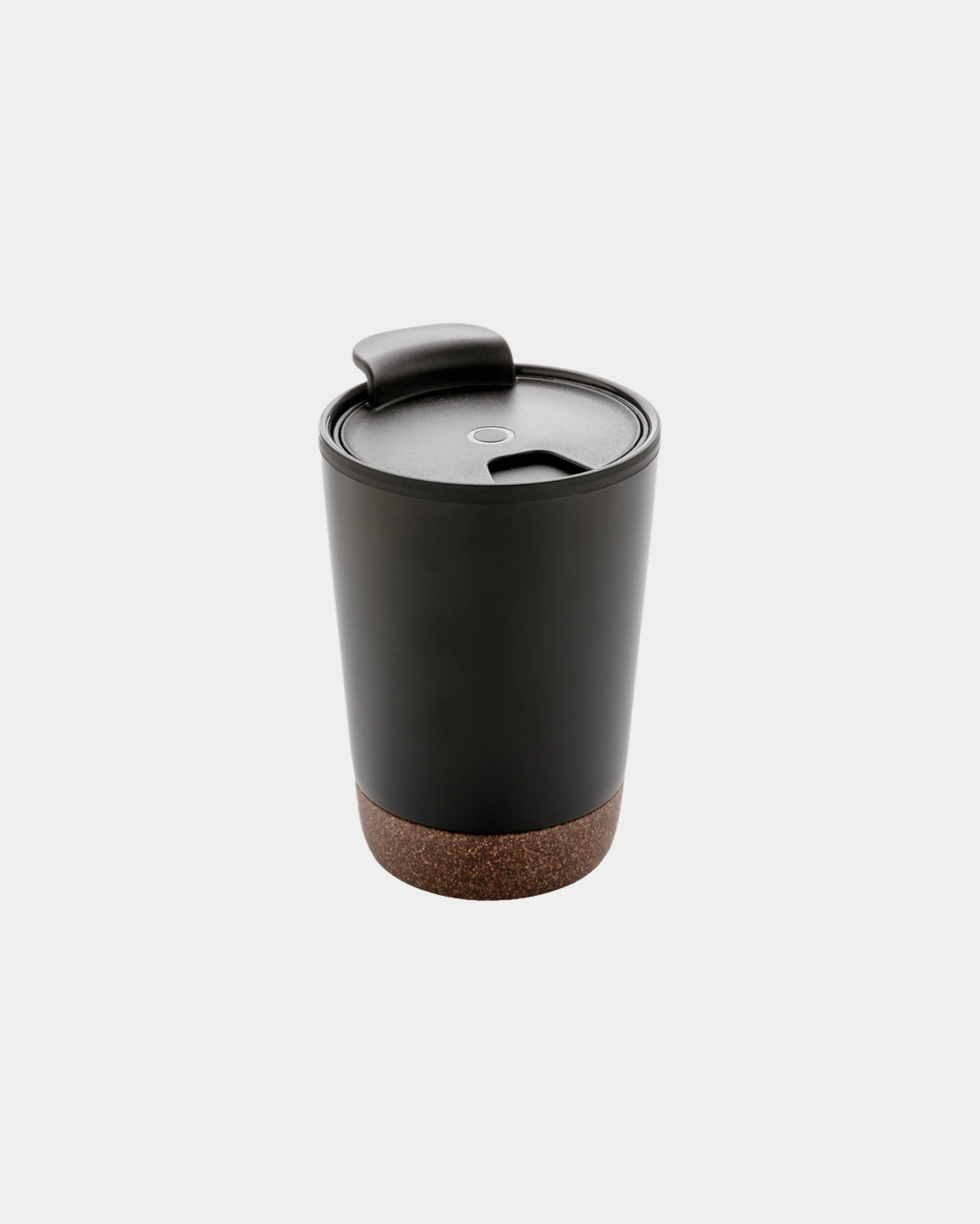 Tazza da caffè sughero e acciaio riciclato 300ml da personalizzare - Nero