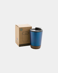 Tazza da caffè sughero e acciaio riciclato 300ml da personalizzare