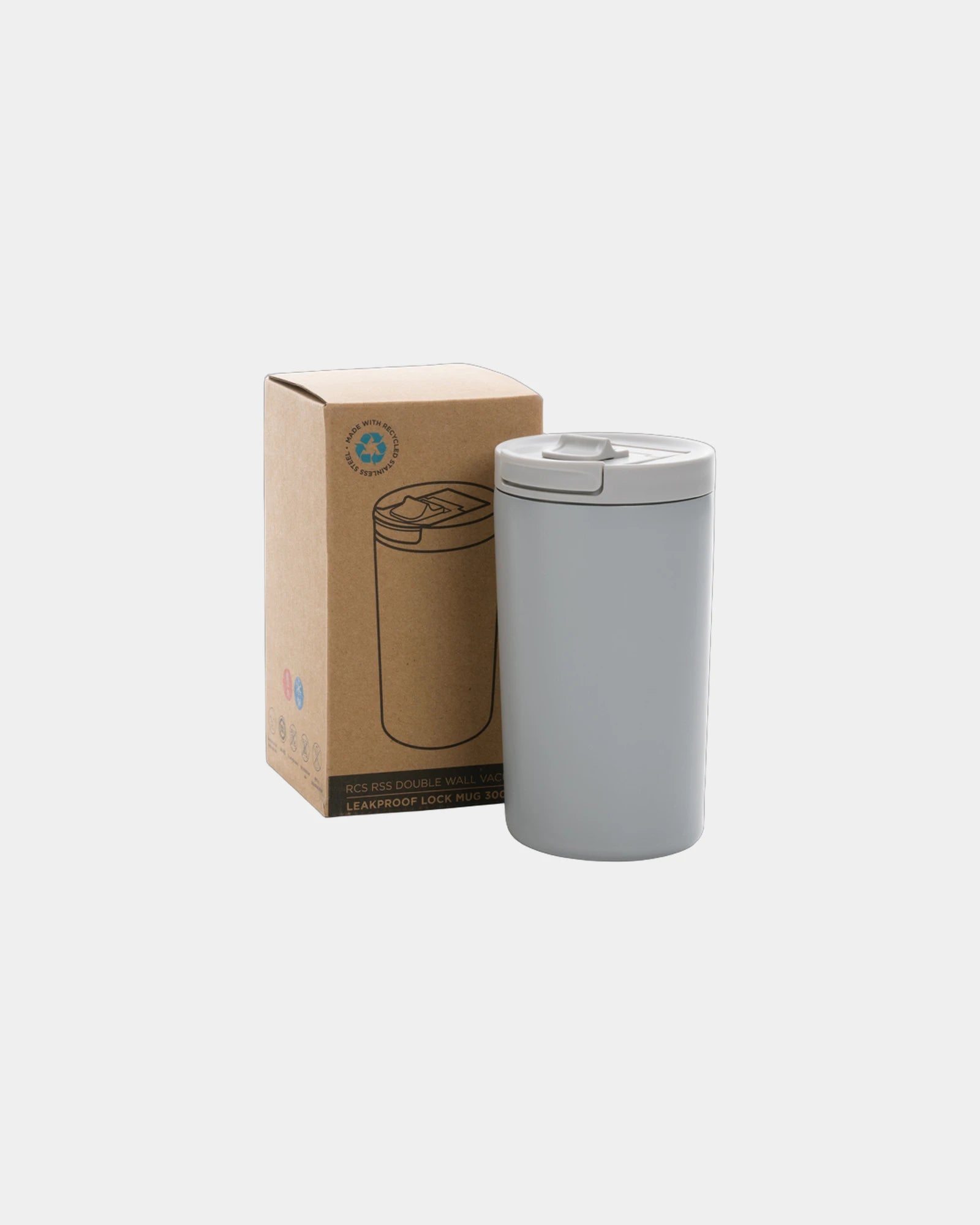 Mug termico acciaio riciclato RCS 300ml da personalizzare - 5