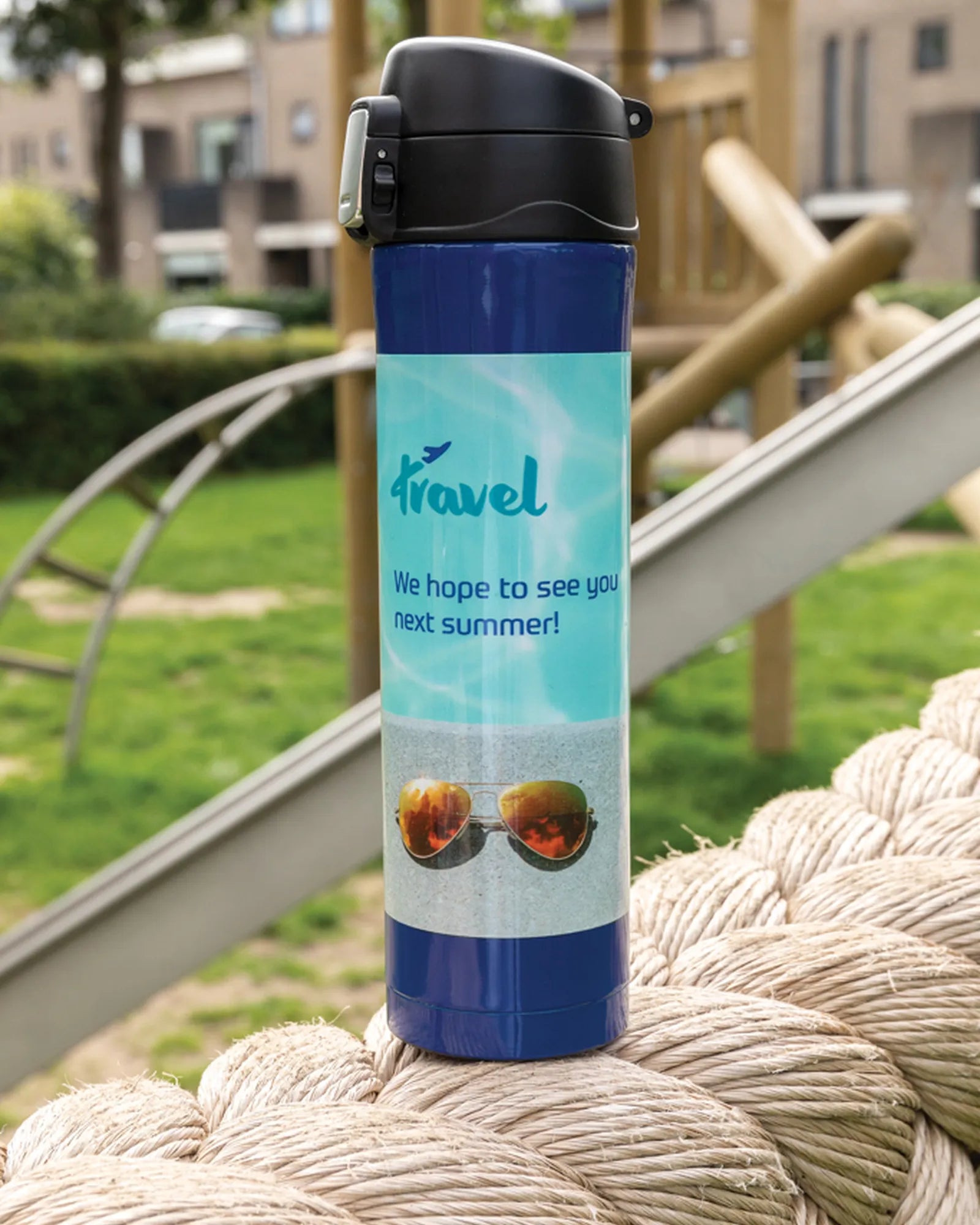 Borraccia termica acciaio riciclato 450ml da personalizzare - 33