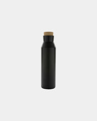 Borraccia termica acciaio riciclato 600ml da personalizzare - Nero