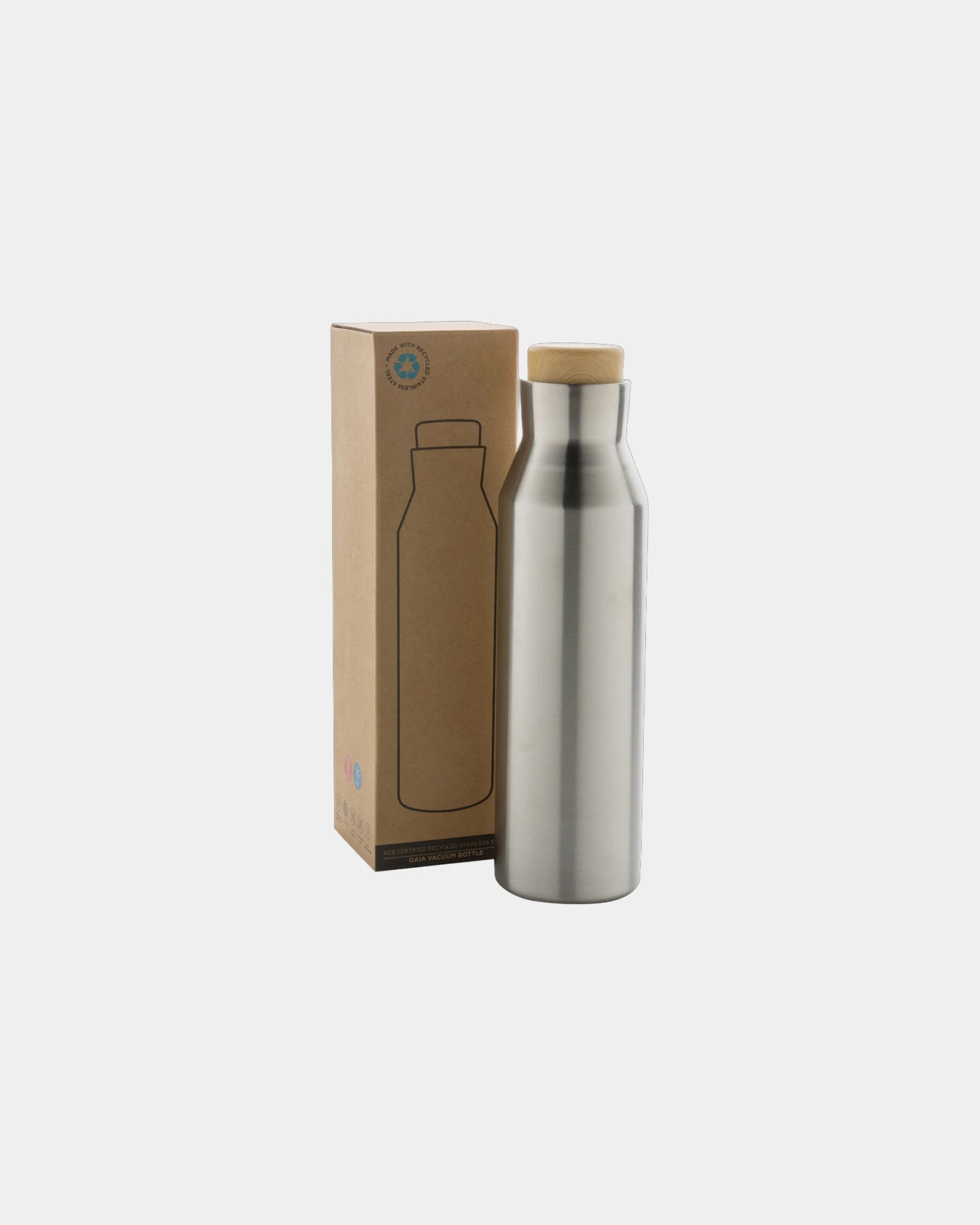 Borraccia termica acciaio riciclato 600ml da personalizzare - 5