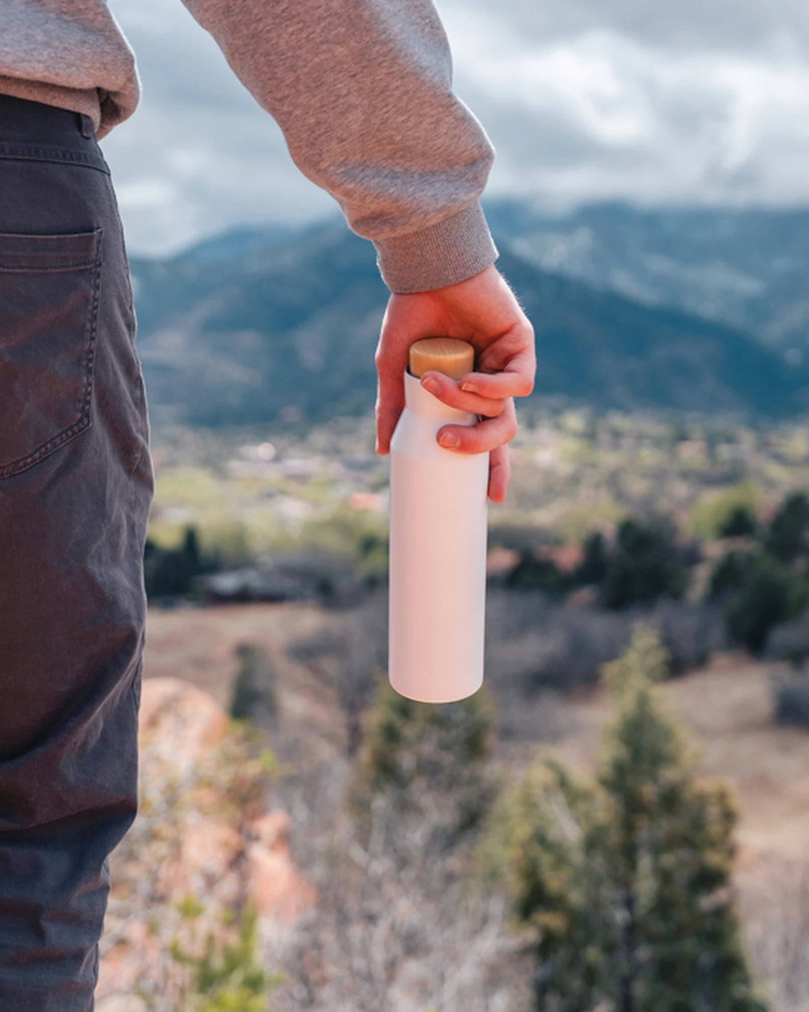 Borraccia termica acciaio riciclato 600ml da personalizzare - 11