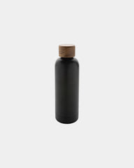 Bottiglia termica acciaio riciclato 500ml da personalizzare - Nero