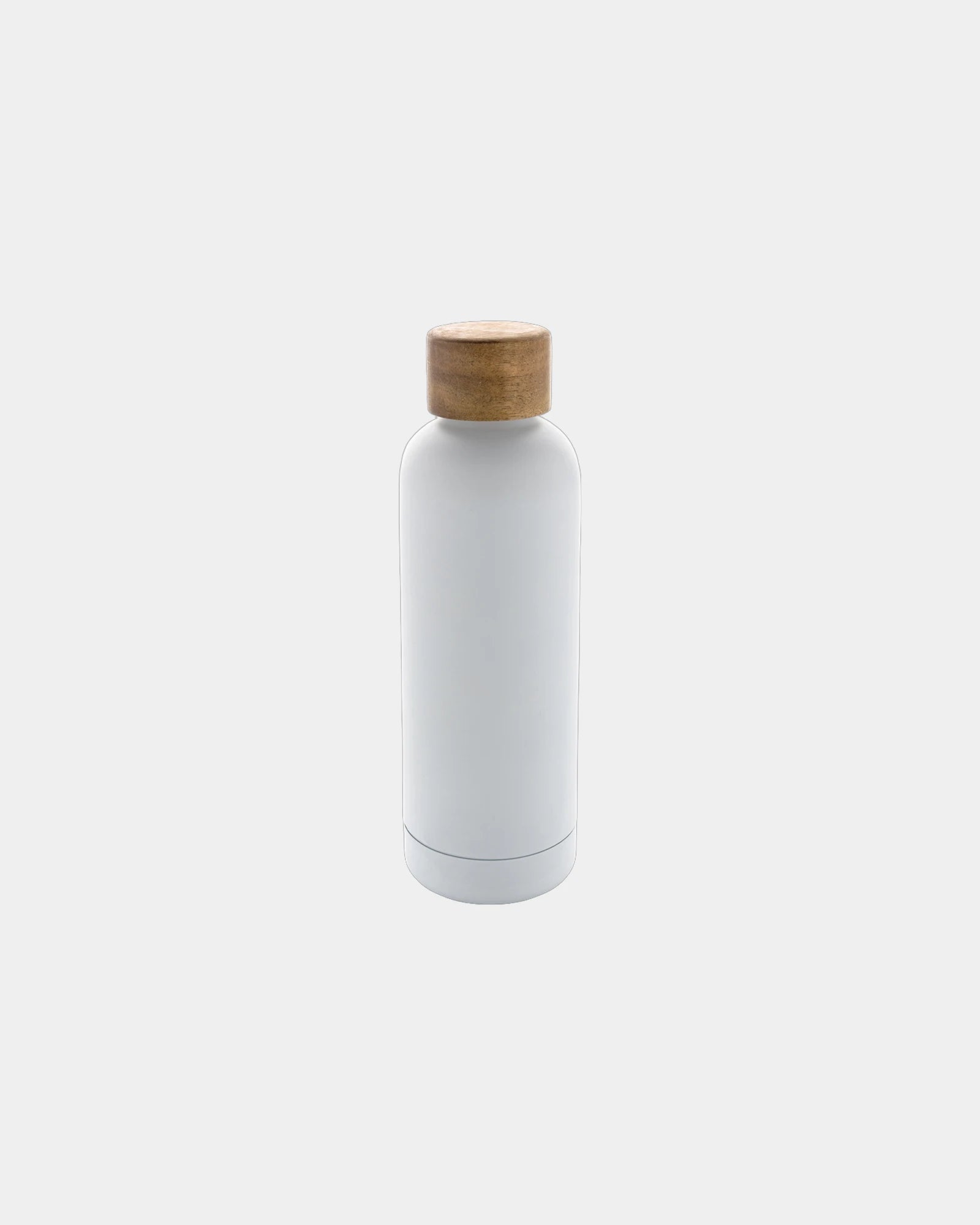 Bottiglia termica acciaio riciclato 500ml da personalizzare - Bianco