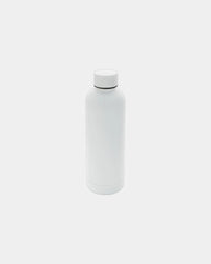 Bottiglia termica acciaio riciclato 500ml da personalizzare - Bianco