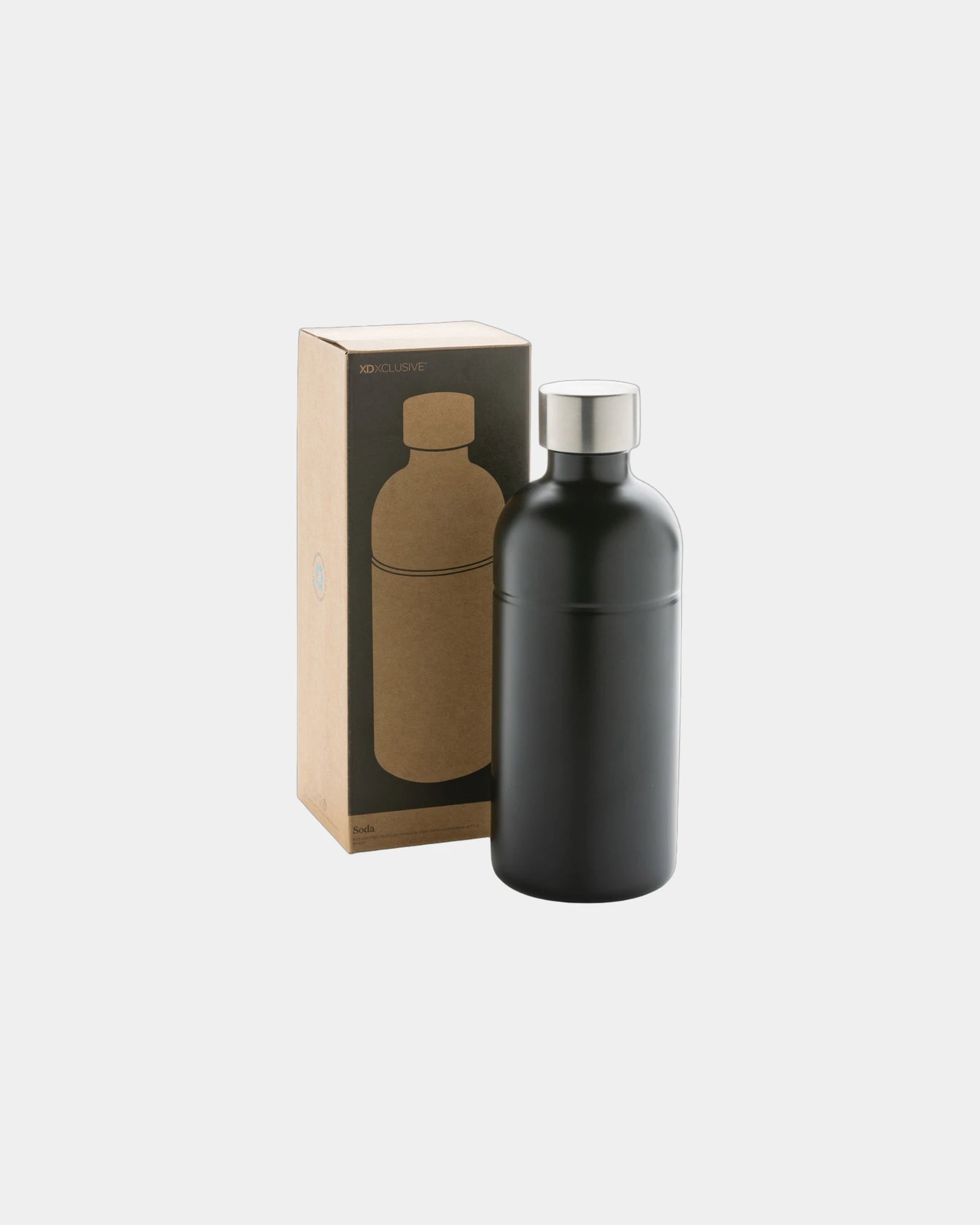 Borraccia gasata acciaio riciclato RCS 800ml da personalizzare - 3