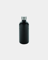 Borraccia gasata acciaio riciclato RCS 800ml da personalizzare - Nero