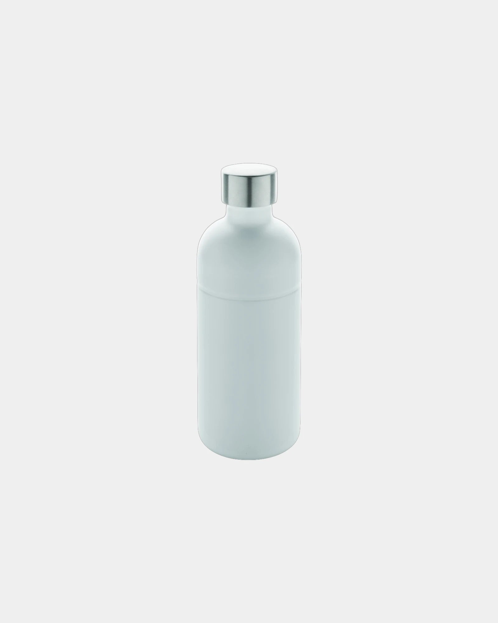 Borraccia gasata acciaio riciclato RCS 800ml da personalizzare - Bianco