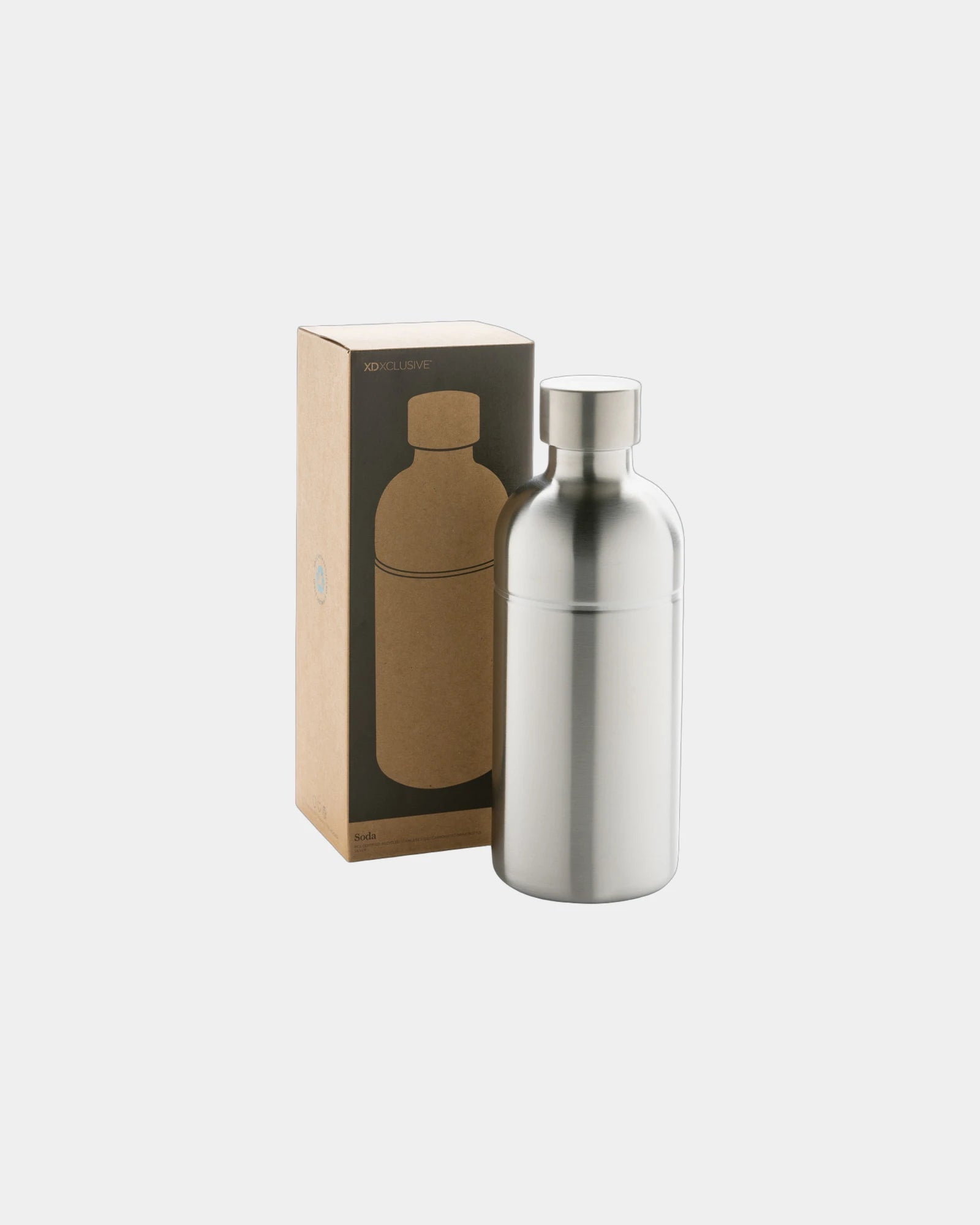Borraccia gasata acciaio riciclato RCS 800ml da personalizzare - 11